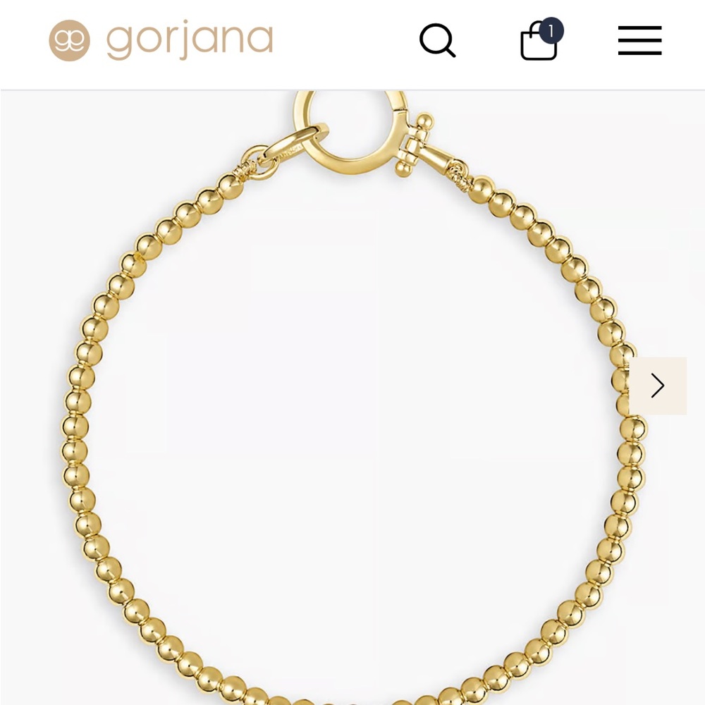 Gorjana Parker bead bracelet only worn a few times.